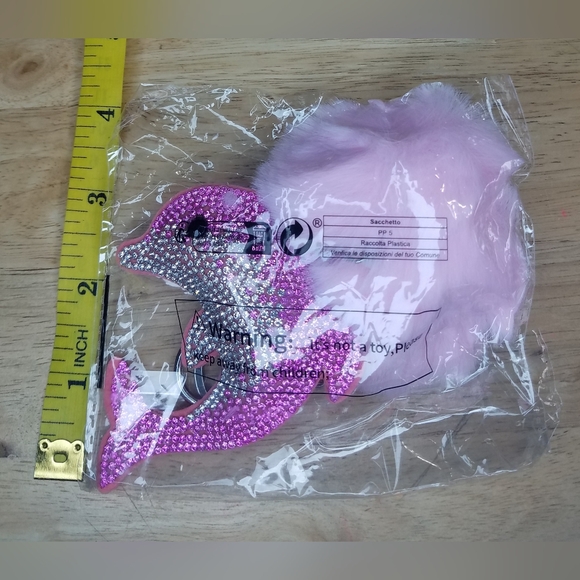 Dolphin Bag Charm Keychain NIP - Picture 6 of 6